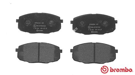 A.B.S. P 30 034 BREMBO Bremsbelagsatz, Scheibenbremse
